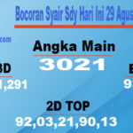 Bocoran Syair Sdy Hari Ini 29 Agustus 2023