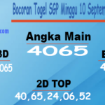 Bocoran Togel SGP Minggu 10 September 2023