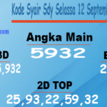 Kode Syair Sdy Selassa 12 September 2023