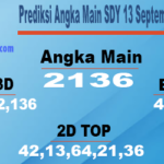 Prediksi Angka Main SDY 13 September 2023