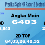 Prediksi Syair HK Rabu 13 September 2023