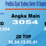 Prediksi Syair Sydney Senin 18 September 2023