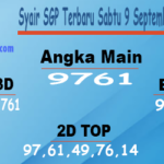 Syair SGP Terbaru Sabtu 9 September 2023