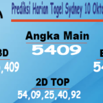 Prediksi Harian Togel Sydney 10 Oktober 2023 Siang Ini