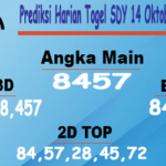 Prediksi Harian Togel Sydney 14 Oktober 2023 Siang Ini